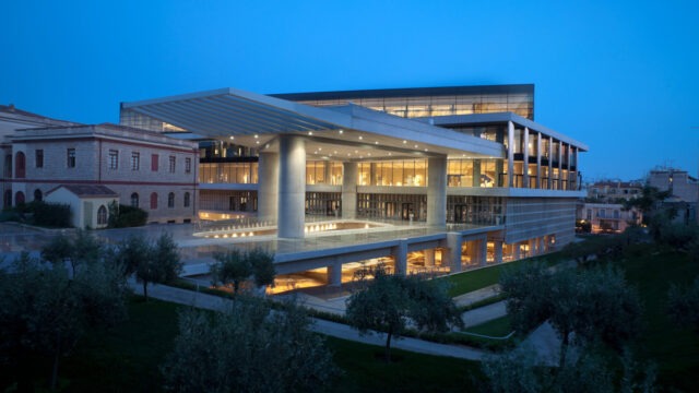 The Acropolis museum in Athens, Greece.