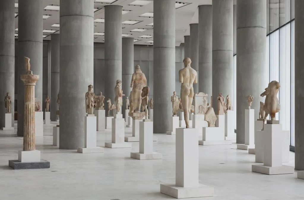 The Acropolis museum in Athens, Greece.