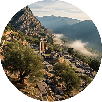 The Delphi It was considered the center of the world in ancient Greece. There was his oracle Apollo and Pythia