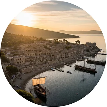 The Iolcus was an ancient city of Thessaly and home of Jason. From there the Argonaut Campaign began to seek out the Golden Fleece.