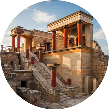 The KNOSOS was the center of Minoan civilization and seat of King Minos. According to legend, here was the Labyrinth