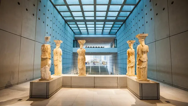 The Acropolis museum in Athens, Greece.
