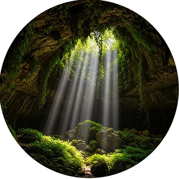 The Nymphs Cave in Ithaca It refers to Odyssey as a sacred place dedicated to the nymphs. There Ulysses hid the gifts of the Pheaceans